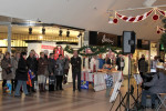 kerstoptreden in winkelcentrum Zijdelwaard te Uithoorn